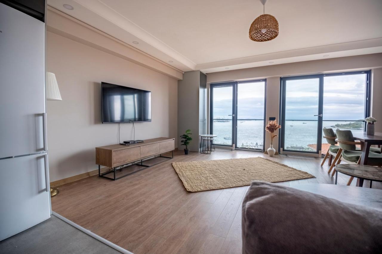 New And Modern Flat With Sea View Daire İstanbul